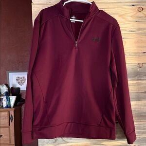 Under Armour Maroon Zip-Up Jacket